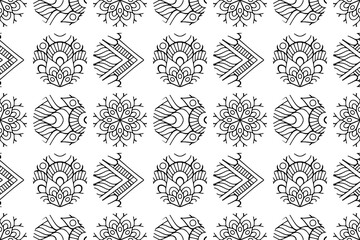 Tribal ethnic pattern semless design