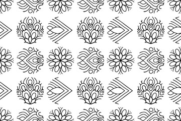 Tribal ethnic pattern semless design