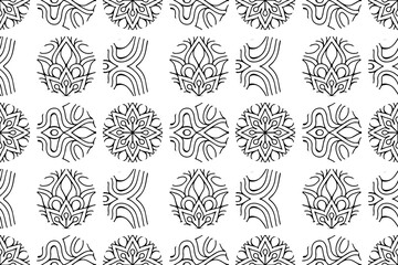 Tribal ethnic pattern semless design