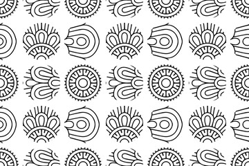 Tribal ethnic pattern semless design