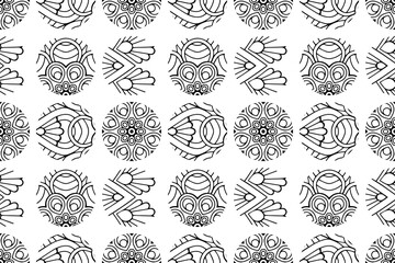 Tribal ethnic pattern semless design