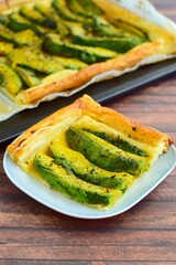 Avocado tart puff pastry