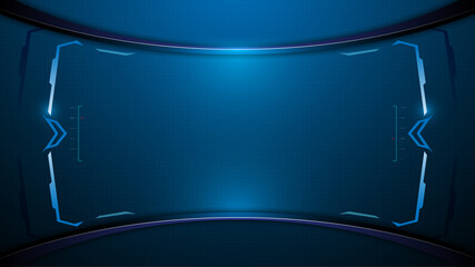 abstract black blue background tech sports concept design template eps 10 vector © pixtumz88