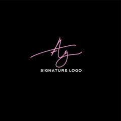 ag code isolated white initial handwriting or AE handwritten logo for identity