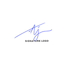 aj code isolated black initial handwriting or AE handwritten logo for identity