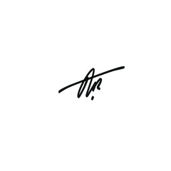 AR initial isolated white initial handwriting or AE handwritten logo for identity