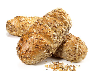 Knuspriges Vollkornbrötchen mit Kerne