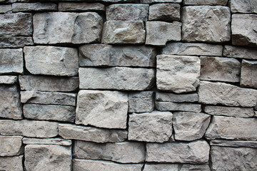 Abstract geometric rough stone background. Horizontal photo