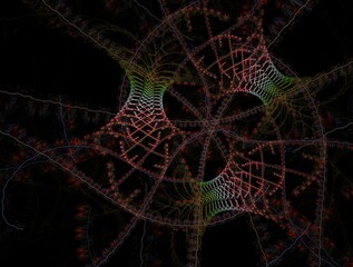 Imaginatory fractal background Image