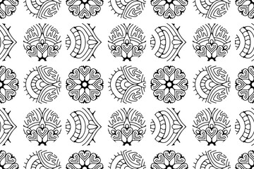 Tribal ethnic pattern semless design