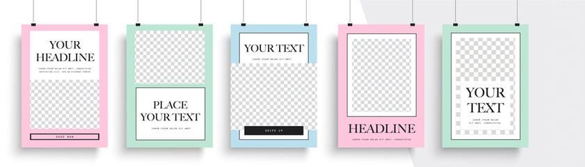 Modern poster template. Easy to adapt to brochure, annual report, magazine, poster, card, corporate presentation, portfolio, flyer, banner, website, app