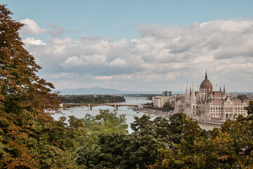 Fototapeta premium Hungarian parliament city, Budapest