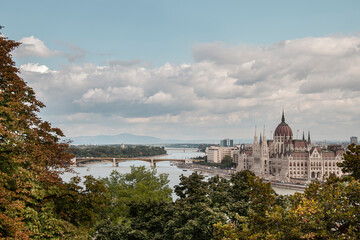 Obraz premium Hungarian parliament city, Budapest