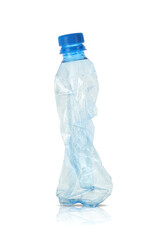 Fototapeta premium plastic crushed bottle