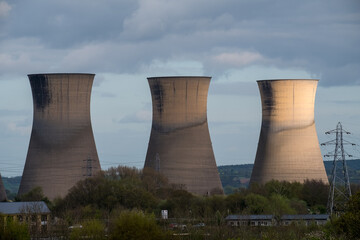 power station cooling towers