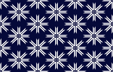 Traditional geometric ethnic pattern for clothing background and wallpaper vector illustration.
