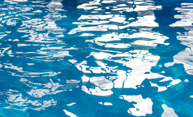 with clear water pool