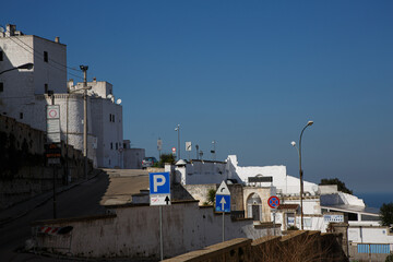 Fototapeta premium Ostuni die weiße Stadt, Salento, Apulien