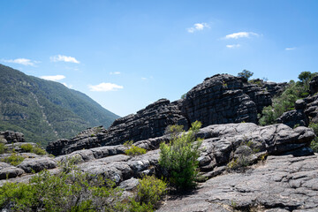 landscape with rocks