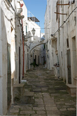 Fototapeta premium Ostuni die weiße Stadt, Salento, Apulien