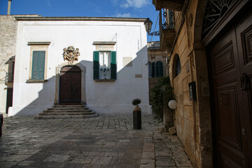 Fototapeta premium Ostuni die weiße Stadt, Salento, Apulien