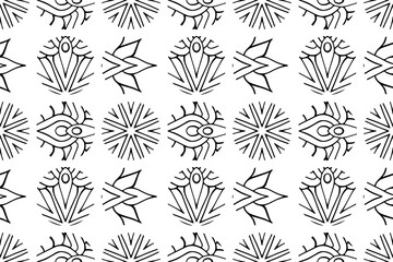 Tribal ethnic pattern semless design