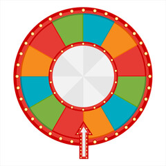 Naklejka premium Wheel of fortune