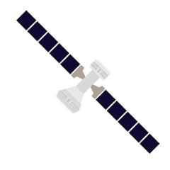 Satellite icon vector