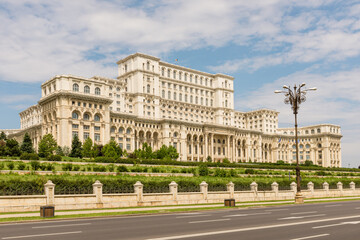 Fototapeta na wymiar Palace of the Parliament, Bucharest