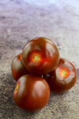 Fresh and organic kumato tomatoes 