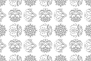 Tribal ethnic pattern semless design