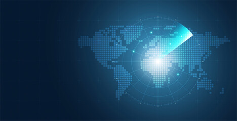 radar, scanner, satellite, target