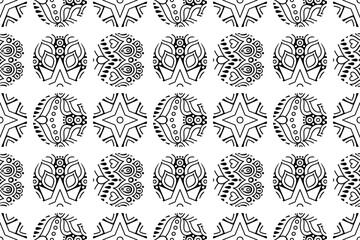 Tribal ethnic pattern semless design