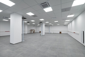 open space interior. new office. empty space.