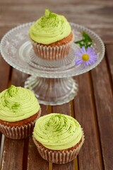 Matcha cupcakes
