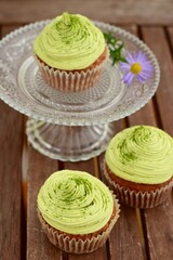 Matcha cupcakes
