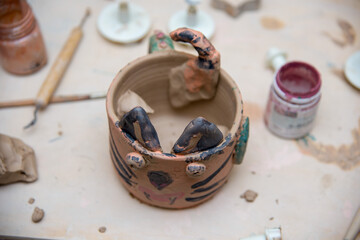 Fototapeta na wymiar pottery workshop