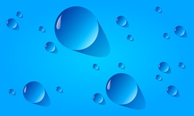 Water drop for background illustration vector design