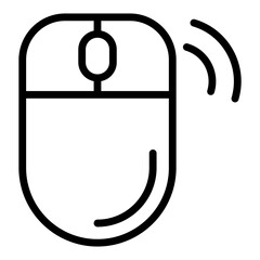 Smart mouse icon in linear editable design