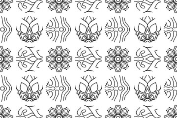 Tribal ethnic pattern semless design