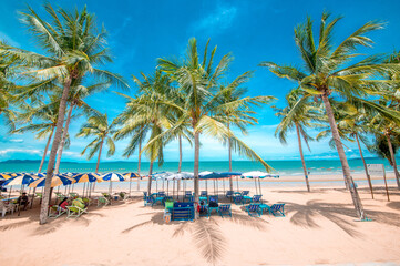 Obraz na płótnie Canvas Jomtien Beach, Pattaya, Thailand