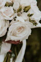 Boho bridal bouquet.