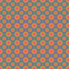mosaic floral pattern