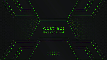 abstract technology geometric modern neon glowing shape Vector background