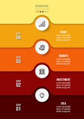 Infographic business or marketing template design.