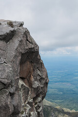 rocky cliff on the mountain