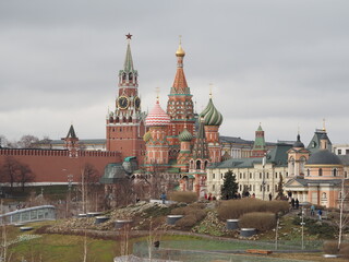 Obraz premium kremlin and St. Basil's Cathedral