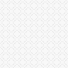 Minimalist vector seamless pattern. Simple delicate geometric texture. Abstract black and white minimal background with small shapes, dots. Subtle repeat geo design for decor, print, wallpaper, web