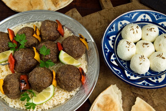 Koftas, kofta meat ballern food, Egypt
