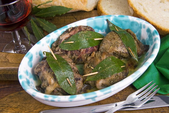 Fegatelli (pork liver Tuscan style), Tuscany
